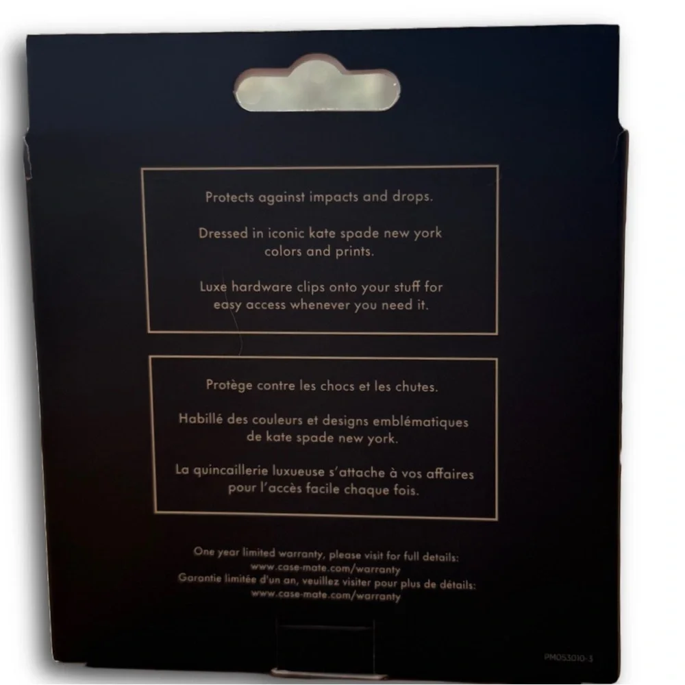 NWT Kate Spade New York AirPods Pro Case City Leopard Black/Gold